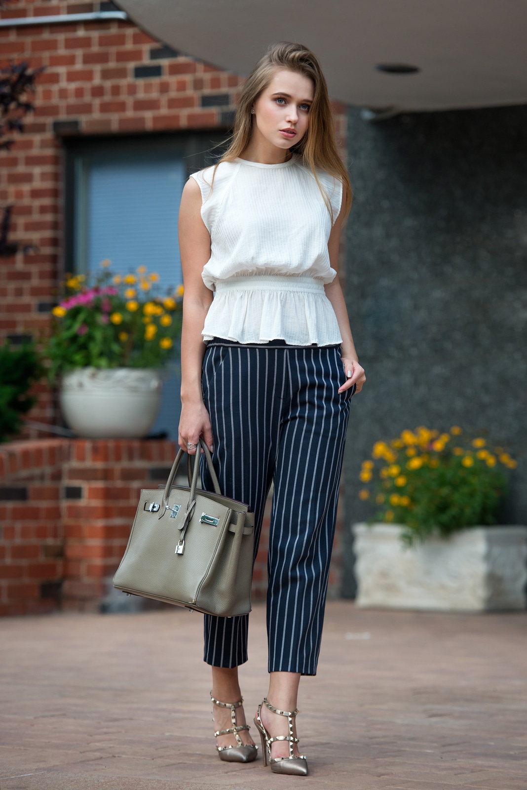 Kantoor look met culotte - garderobe