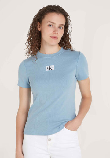 Calvin Klein Label Washed Rib T-shirt