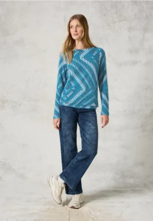 Shirt van verengaren met patroon