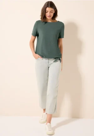 Shirt met structuur en knopen