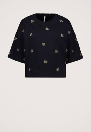 Summum 3S5201-30656C6 Embellished Sweatshirt 3/4