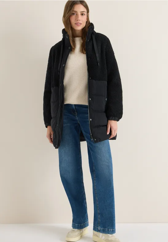 Teddyjas met structuurmix