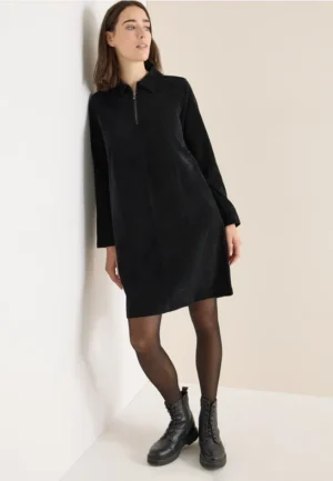 Corduroy jurk met rits