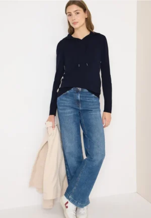 Fijn gebreide hoodie