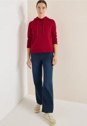 Hoodie met borduursel