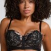 Hunkemöller Voorgevormde longline beugel bh Lou Zwart