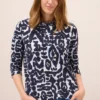 Gedessineerd shirt met capuchon