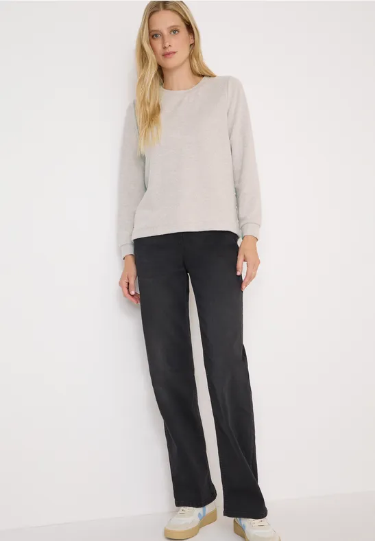 Gemêleerd shirt met knopen