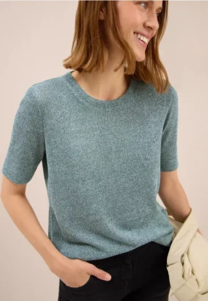 Lichtgewicht Shirt met gebreide look