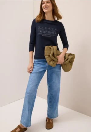 Zacht shirt met tekst