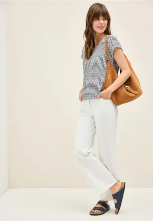 Gedessineerd shirt met structuur