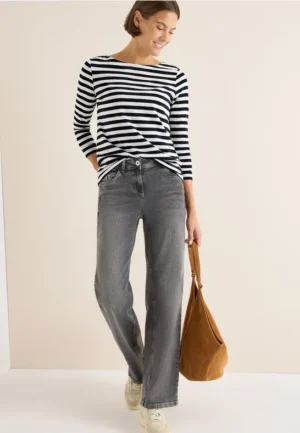 Gestreept basic shirt