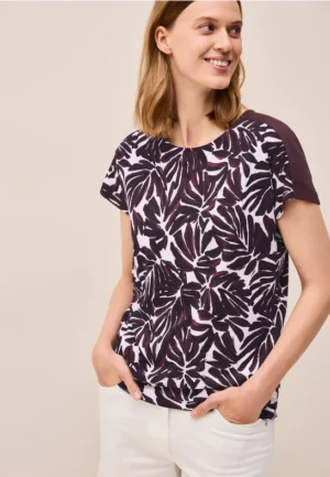Shirt met print en details