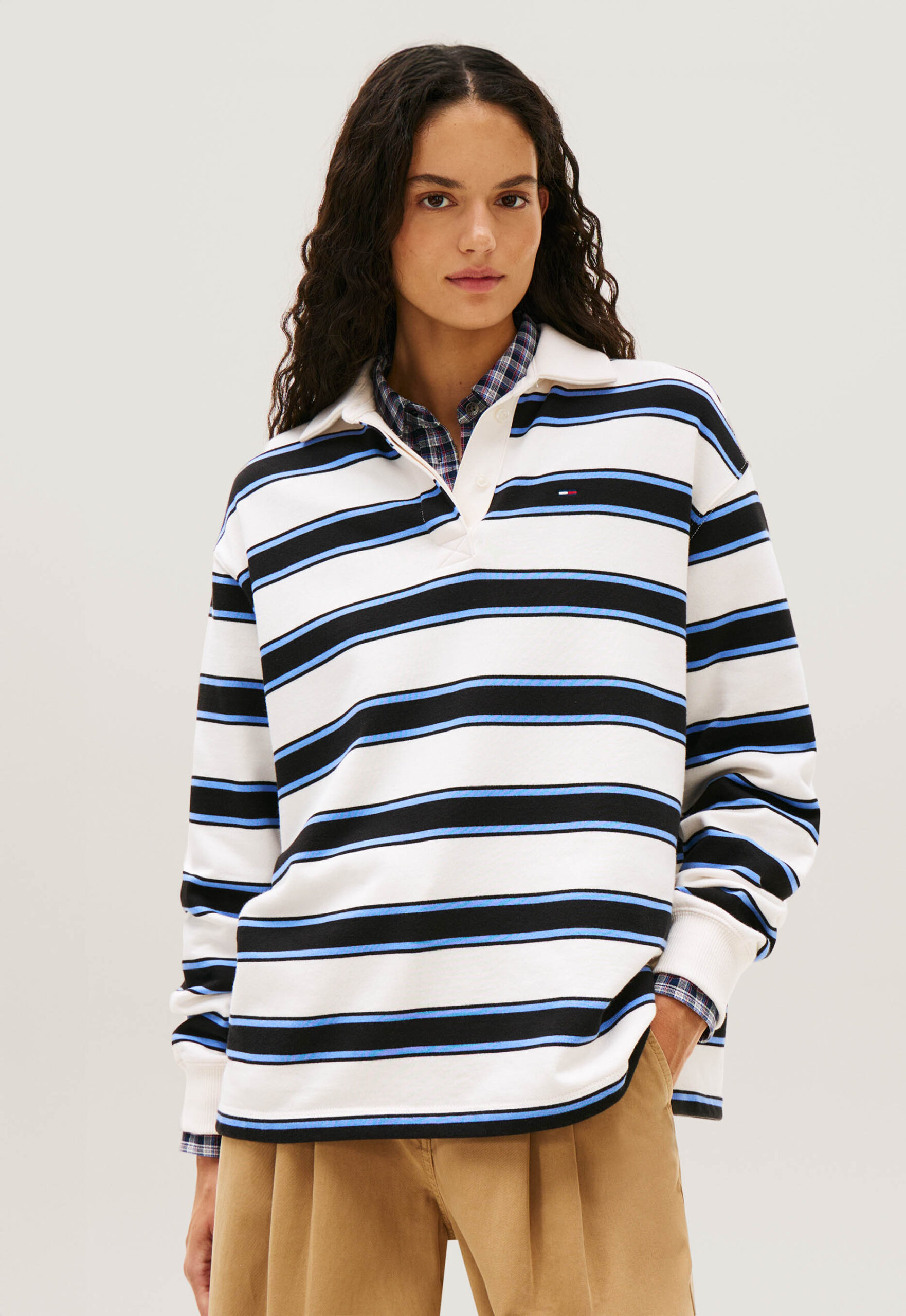 Tommy Jeans Stripe Rugby Poloshirt
