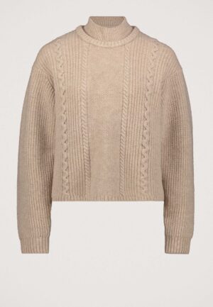 G-Star Cable Double Collar Knit Trui