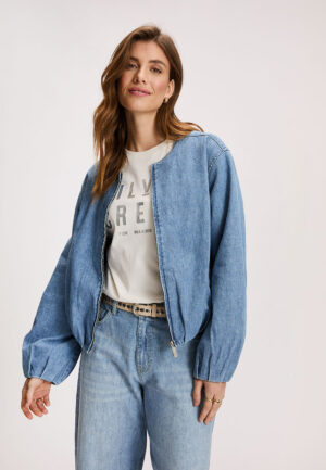 Silvercreek Denim Bomber Jacket
