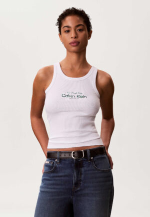 Calvin Klein Rib Graphic Tanktop