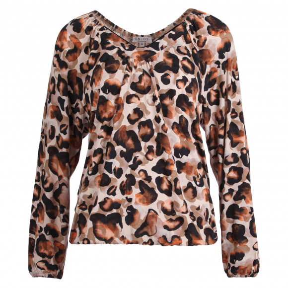 Enjoy - Zwart | Dames | Top | Zwart | XXL | regular | Kamst mode