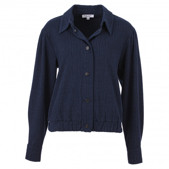 Enjoy - Blauw | Dames | Jasje | Blauw | XL | regular | Kamst mode