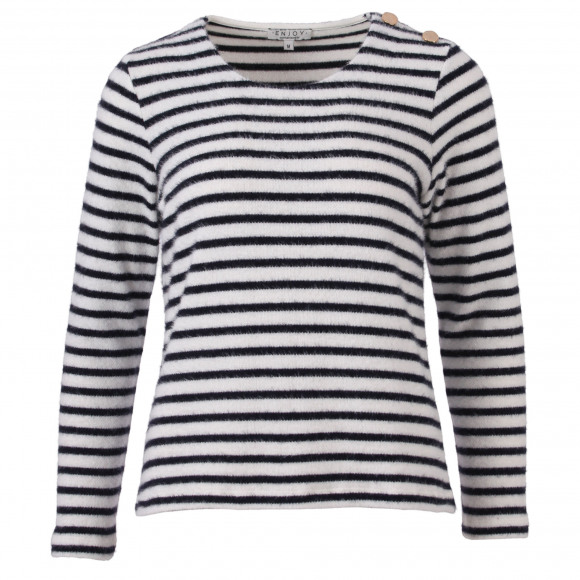 Enjoy - Blauw | Dames | Trui | Blauw | XXL | regular | Kamst mode