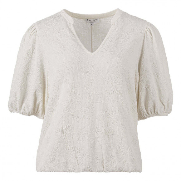 Enjoy - Beige | Dames | Blouse | Beige | S | regular | Kamst mode