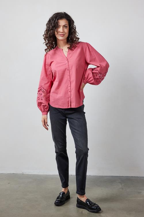 Blouse Cuty Holly berry rose