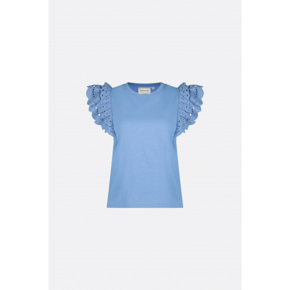 Fabienne Chapot - Blauw | Dames | Top | Blauw | XXL | regular | Kamst mode