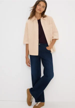 Corduroy overhemd blouse