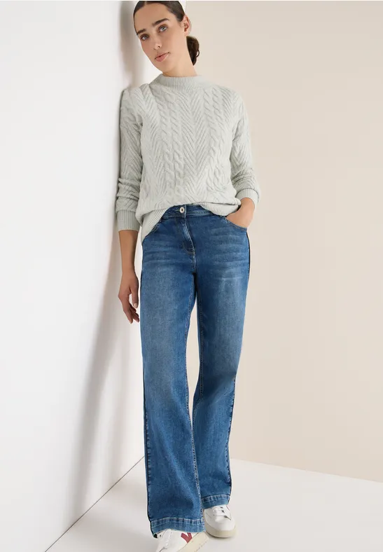 Jumper met kabelpatroon