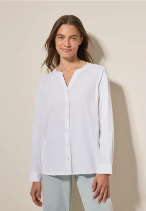 Materiaalmix blouse