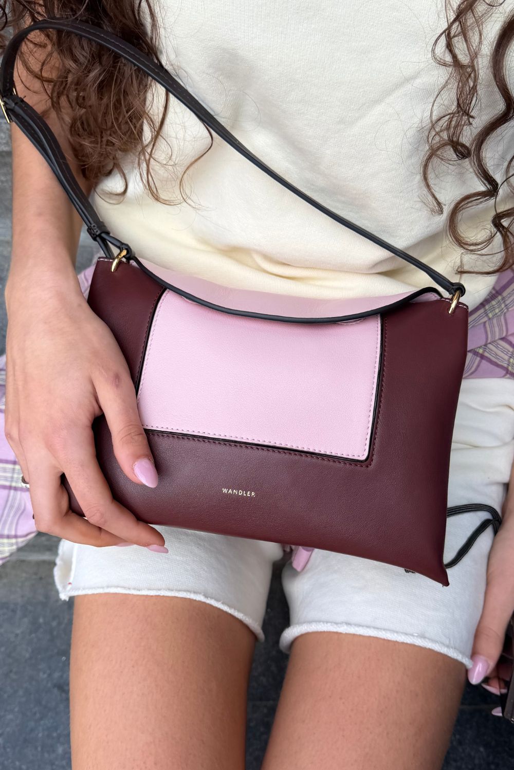 Wandler crossbody Penelope Slouch 00014-1901 pink mix