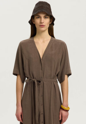 Selected Viva Midi Jurk