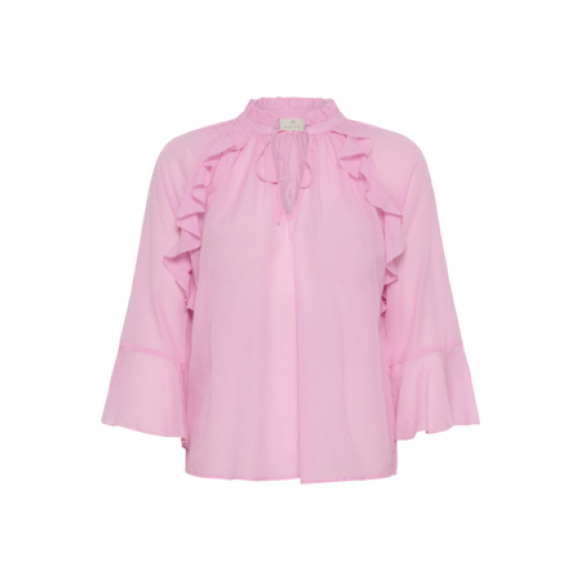 Kaffe - Roze | unisex | Blouse | Roze | 42 | regular | Kamst mode
