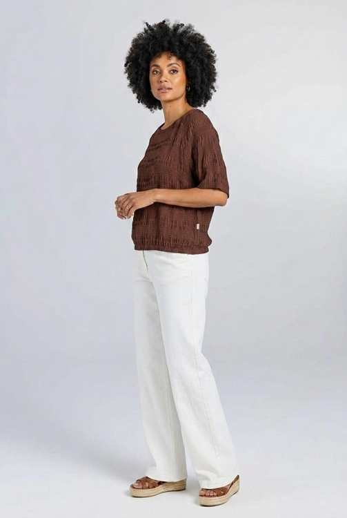 Top Charlotte Dark brown - Afbeelding 2