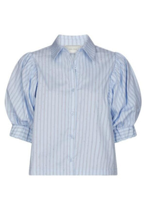 Neo noir - Blauw | Dames | Blouse | Blauw | 36 | regular | Kamst mode