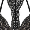 Hunkemöller Voorgevormde triangle bralette Rose Zwart - Afbeelding 2