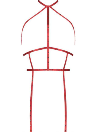 Alternative view of Hunkemöller Private Strass Harnas Rood
