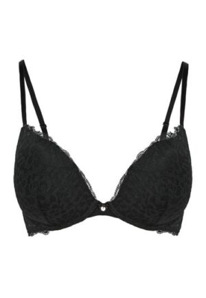 Alternative view of Hunkemöller Voorgevormde push-up beugel bh Marine Zwart
