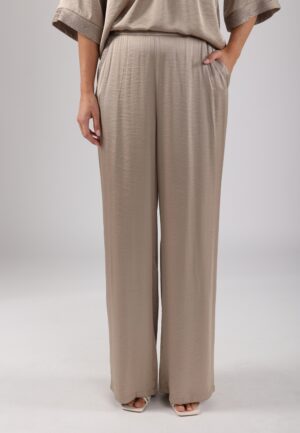 Nukus Josephine Pants Silky Broek 42 Dark Sand