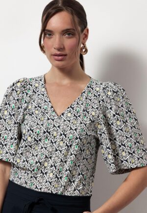 Studio Anneloes Les Flower Top 12843 T-shirt Lange Mouw 9997 Multi Color