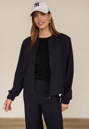 Studio Anneloes Benja Bomber Jacket 94844 Jackets 9000 Black