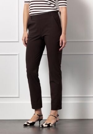 Studio Anneloes Anne Bonded Trousers 94819 Broek 8700 Espresso