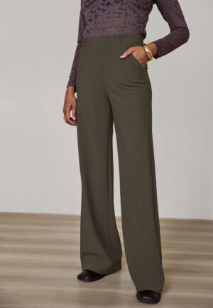 Studio Anneloes Lexie Bonded Trousers 94801 Broek 7400 New Army