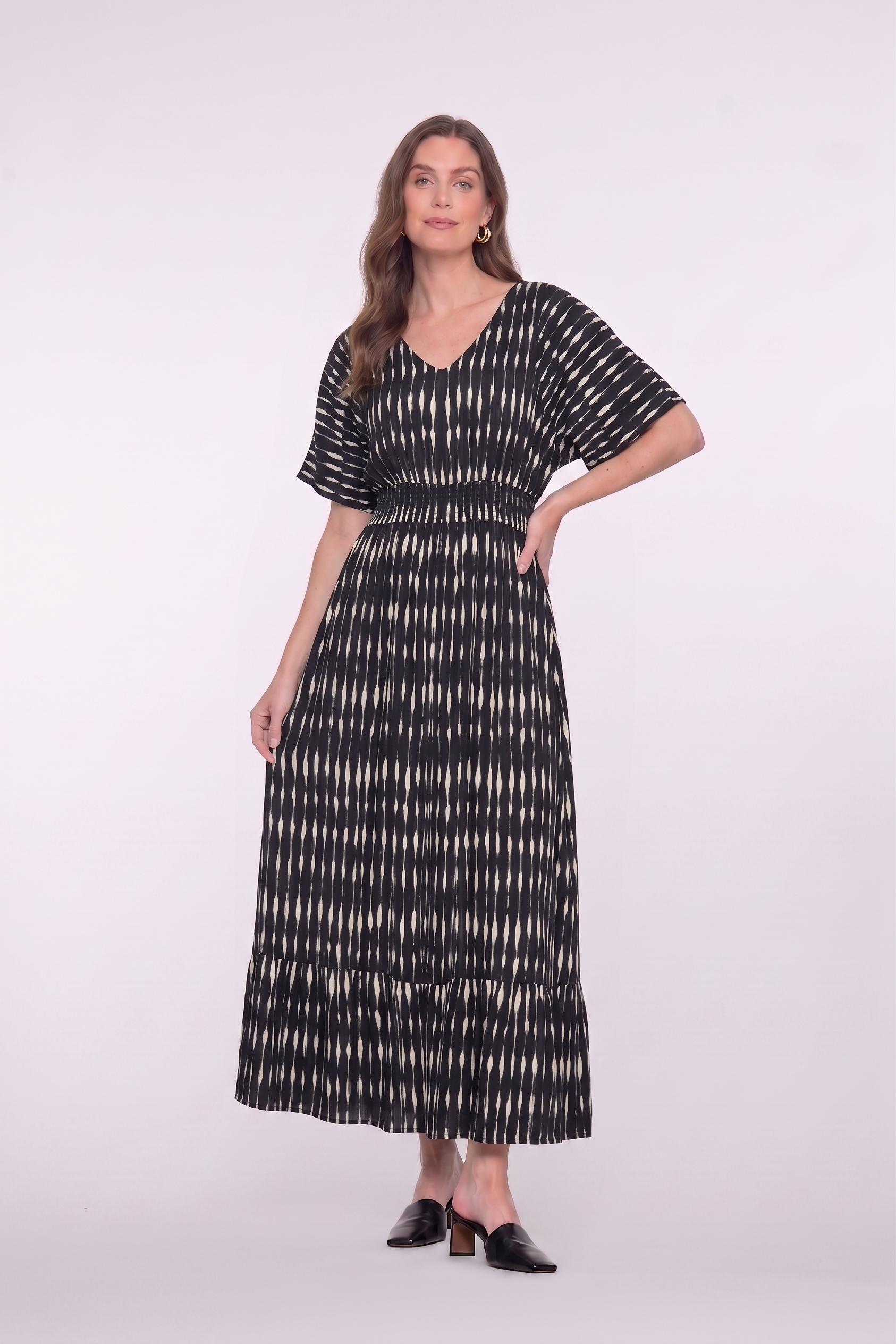 Geisha Dress 67114-20 Jurk 999 Black/ecru