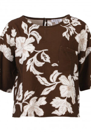 Enjoy - Bruin | Dames | Top | Bruin | M | regular | Kamst mode
