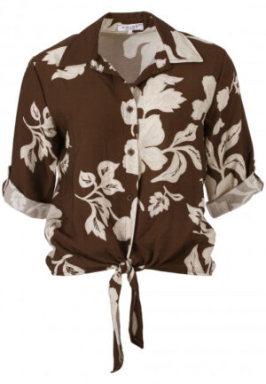 Enjoy - Bruin | Dames | Top | Bruin | L | regular | Kamst mode