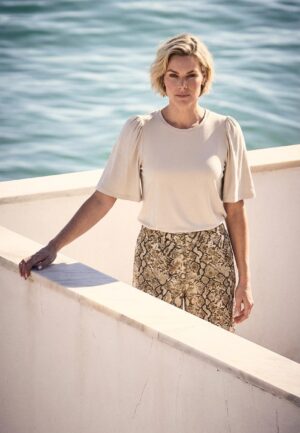 Lady Day Blake L21.201.3170 T-shirt Korte Mouw Sand