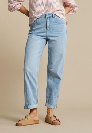 Red Button Caitlina Sidepatch Srb4824 Loose Fit Light Blue