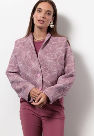 Studio Anneloes Estella Jacquard Jacket 13381 Jackets 4500 Vintage Berry