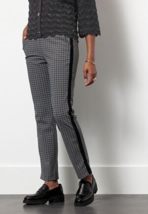 Studio Anneloes Anne Bonded Circle Trousers 13422 Broek 9014 Black/kit